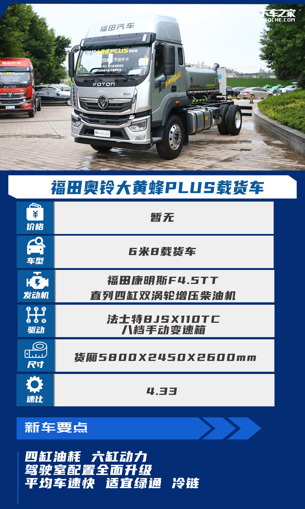福田最新貨車(chē)，路上的友情與家的溫馨之旅