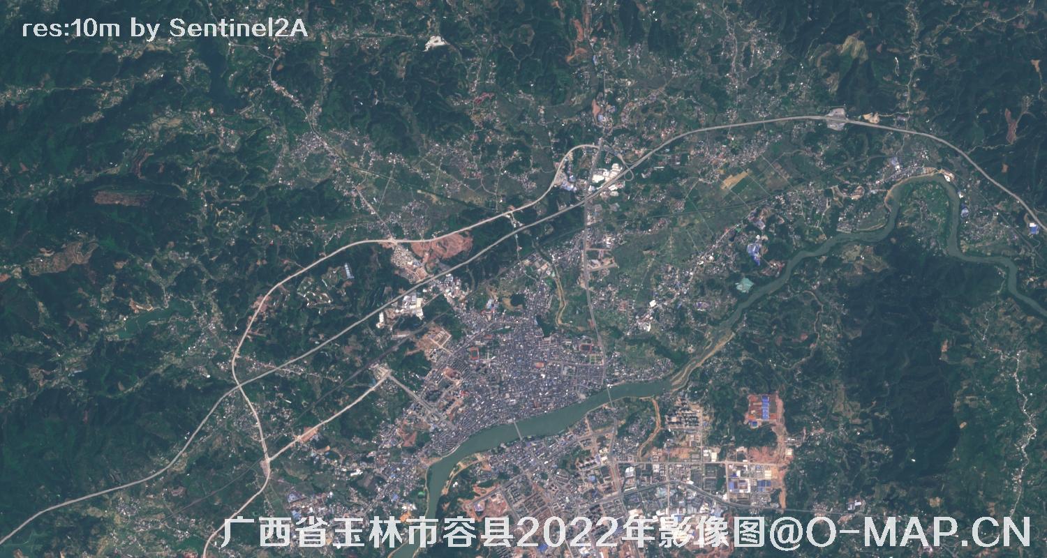 容縣最新航拍全景，一覽無(wú)余的美麗風(fēng)光??