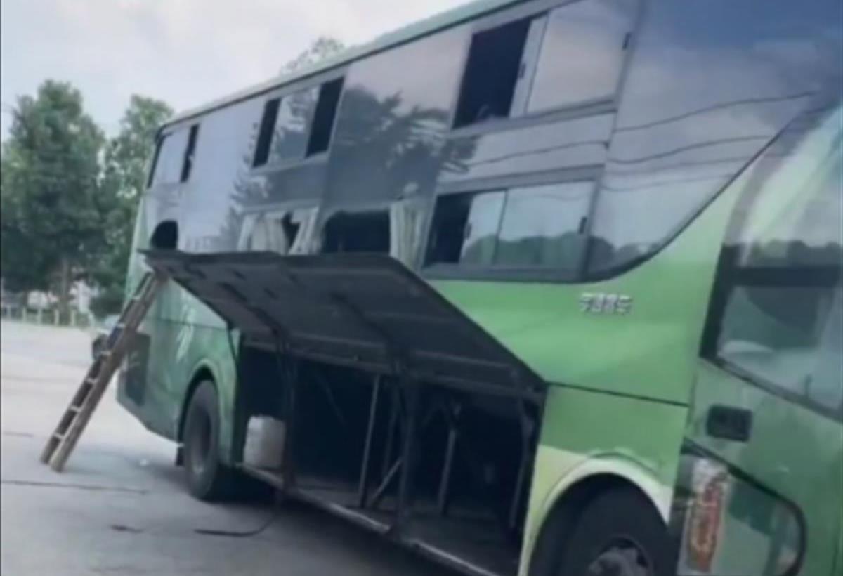 大巴車(chē)最新視頻，自然之旅的心靈探索，重拾寧靜的旅程