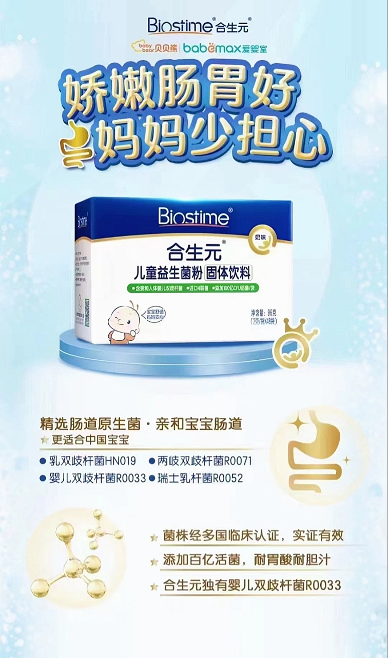 合生元益生菌最新版，小益生菌與家庭幸福的日常奇跡